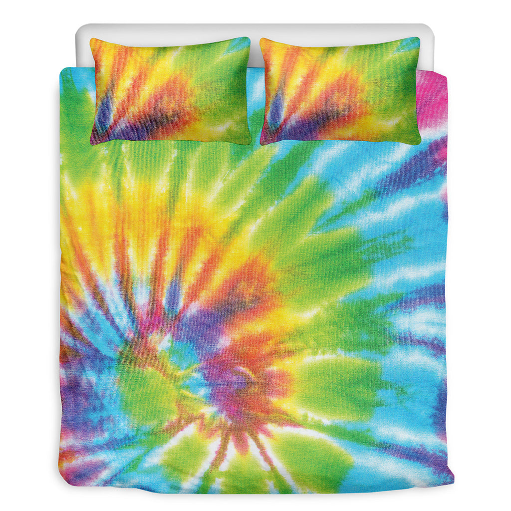 Swirl Tie Dye Print Duvet Cover Bedding Set