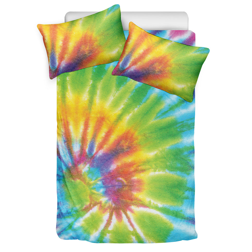 Swirl Tie Dye Print Duvet Cover Bedding Set