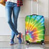 Swirl Tie Dye Print Luggage Cover