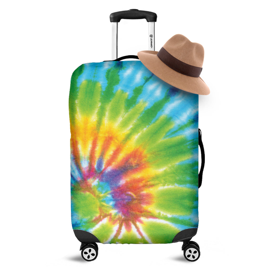 Swirl Tie Dye Print Luggage Cover