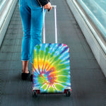 Swirl Tie Dye Print Luggage Cover