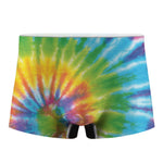 Swirl Tie Dye Print Men's Boxer Briefs