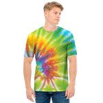 Swirl Tie Dye Print Men's T-Shirt