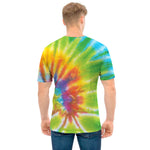 Swirl Tie Dye Print Men's T-Shirt