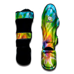 Swirl Tie Dye Print Muay Thai Shin Guard