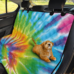 Swirl Tie Dye Print Pet Car Back Seat Cover