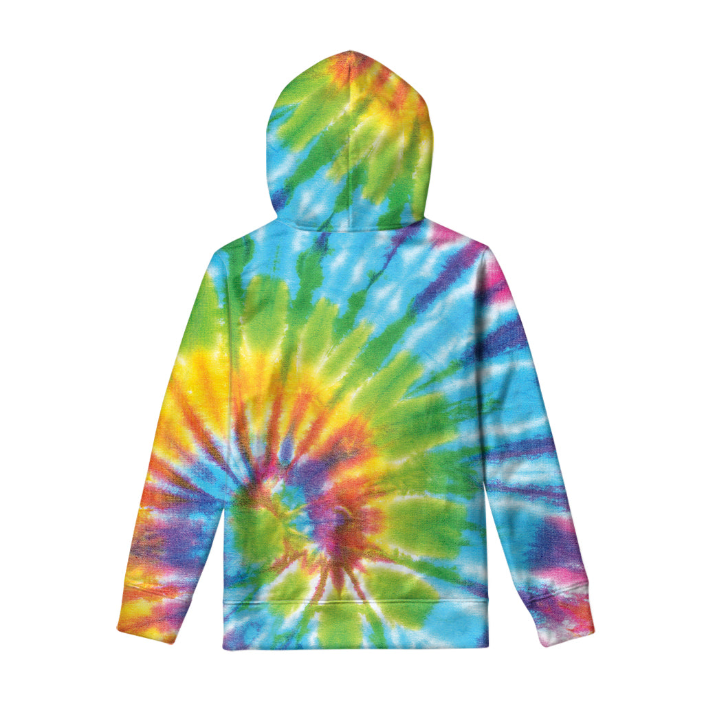 Swirl Tie Dye Print Pullover Hoodie
