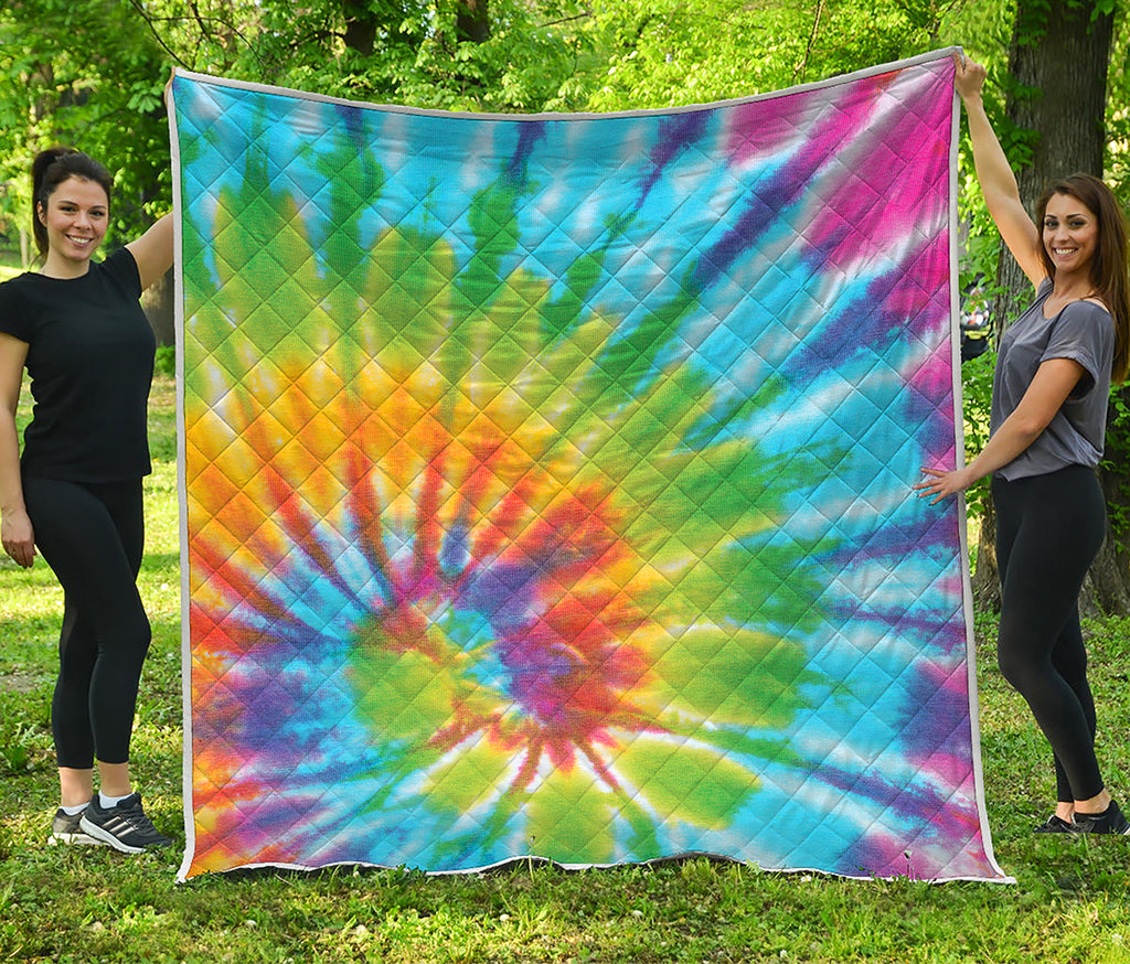 Swirl Tie Dye Print Quilt