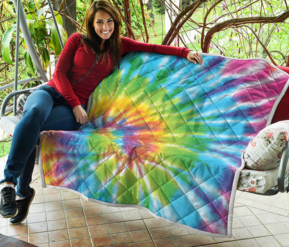 Swirl Tie Dye Print Quilt