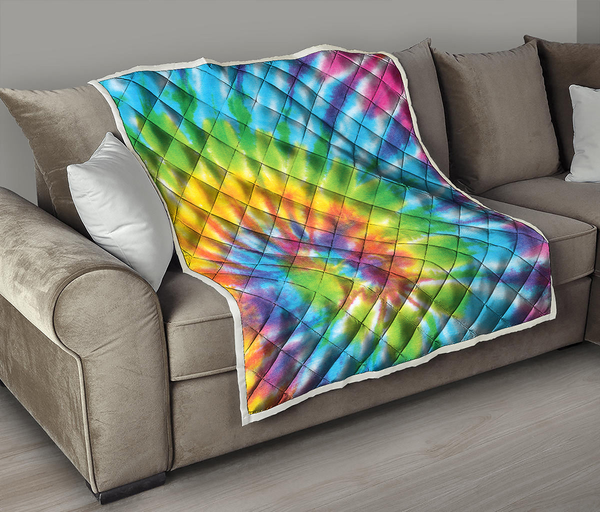 Swirl Tie Dye Print Quilt