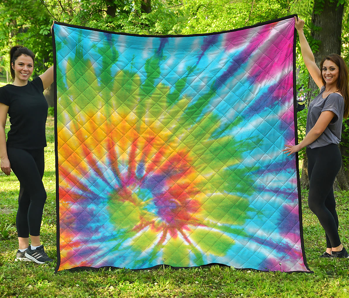Swirl Tie Dye Print Quilt