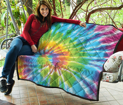 Swirl Tie Dye Print Quilt
