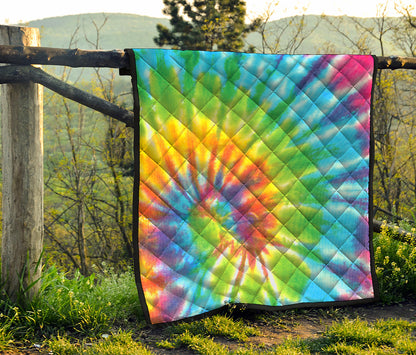 Swirl Tie Dye Print Quilt
