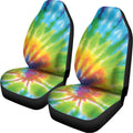 Swirl Tie Dye Print Universal Fit Car Seat Covers
