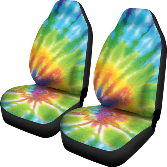 Swirl Tie Dye Print Universal Fit Car Seat Covers