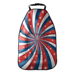 Swirly American Patriotic Print Car Seat Organizers