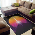 Synthwave Pyramid Print Floor Mat