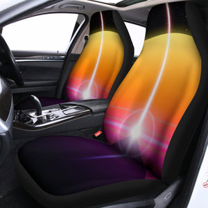 Synthwave Pyramid Print Universal Fit Car Seat Covers