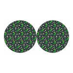 T-Rex And Dino Fossil Pattern Print Car Coasters