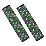 T-Rex And Dino Fossil Pattern Print Car Seat Belt Covers