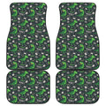 T-Rex And Dino Fossil Pattern Print Front and Back Car Floor Mats