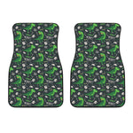 T-Rex And Dino Fossil Pattern Print Front Car Floor Mats