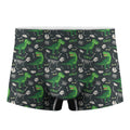 T-Rex And Dino Fossil Pattern Print Men's Boxer Briefs