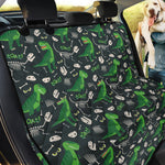 T-Rex And Dino Fossil Pattern Print Pet Car Back Seat Cover
