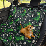 T-Rex And Dino Fossil Pattern Print Pet Car Back Seat Cover