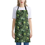 T-Rex Dinosaur And Jurassic Plants Print Apron