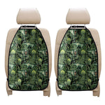 T-Rex Dinosaur And Jurassic Plants Print Car Seat Organizers