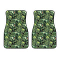 T-Rex Dinosaur And Jurassic Plants Print Front Car Floor Mats