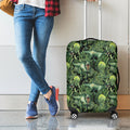 T-Rex Dinosaur And Jurassic Plants Print Luggage Cover