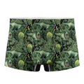 T-Rex Dinosaur And Jurassic Plants Print Men's Boxer Briefs