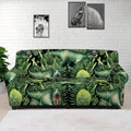 T-Rex Dinosaur And Jurassic Plants Print Sofa Cover
