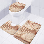T-Rex Fossil Print 3 Piece Bath Mat Set