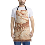 T-Rex Fossil Print Apron