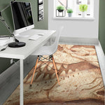 T-Rex Fossil Print Area Rug