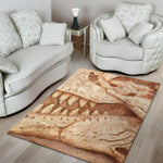 T-Rex Fossil Print Area Rug