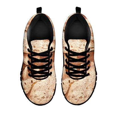 T-Rex Fossil Print Black Sneakers