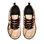 T-Rex Fossil Print Black Sneakers