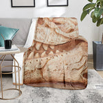 T-Rex Fossil Print Blanket
