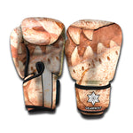 T-Rex Fossil Print Boxing Gloves