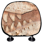 T-Rex Fossil Print Car Headrest Covers