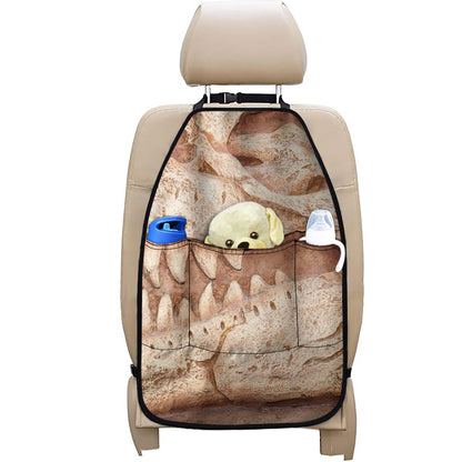T-Rex Fossil Print Car Seat Organizers