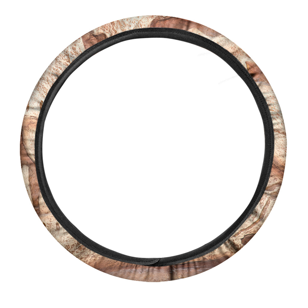 T-Rex Fossil Print Car Steering Wheel Cover