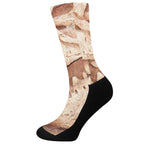 T-Rex Fossil Print Crew Socks