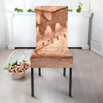 T-Rex Fossil Print Dining Chair Slipcover