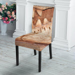 T-Rex Fossil Print Dining Chair Slipcover