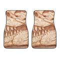 T-Rex Fossil Print Front Car Floor Mats